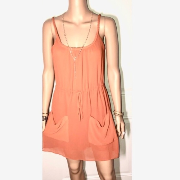 One Clothing Mini Dress Rust Small - Picture 1 of 9